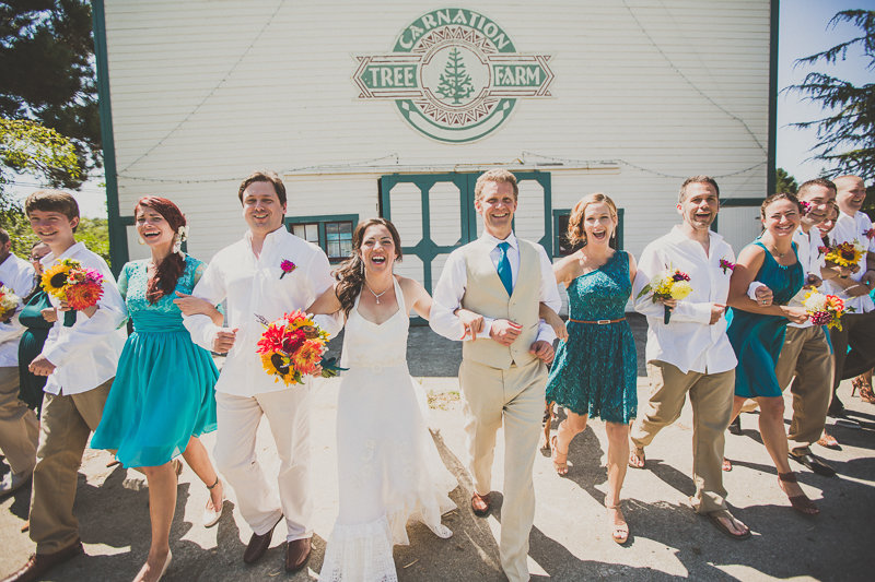 Carnation Tree Farm Wedding